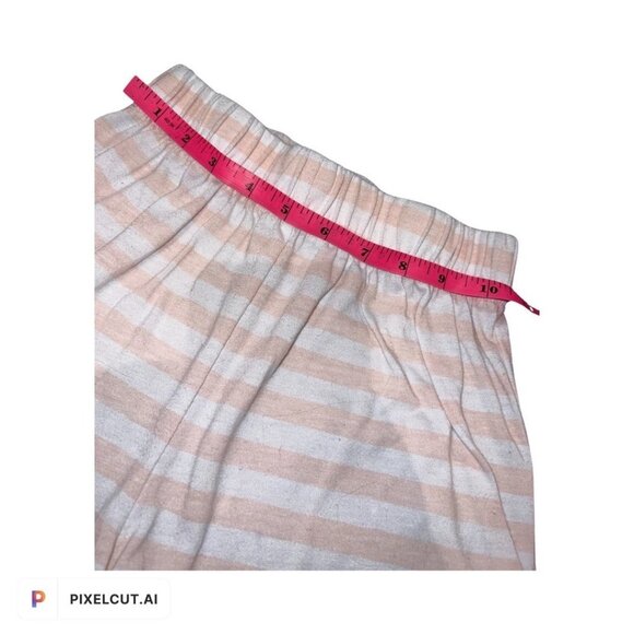 Carter's Girls Pink and White Striped Pajama Shorts Size 10 - Picture 4 of 6